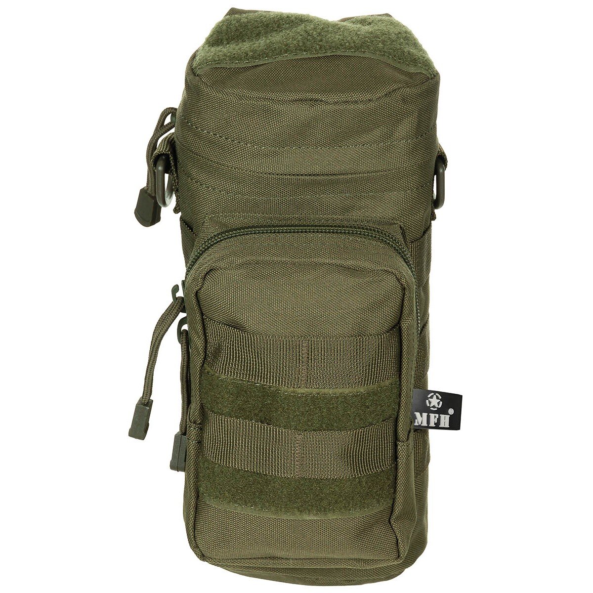 sacoche Outdoor, ronde, "MOLLE", kaki