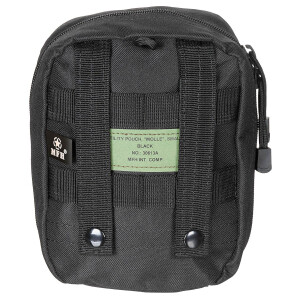 Sac polyvalent de camping, "MOLLE", petit, noir