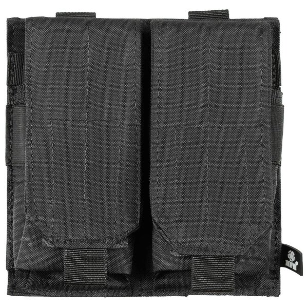 Sacoche Outdoor pour magazines, 2 compartiments, "MOLLE", noir