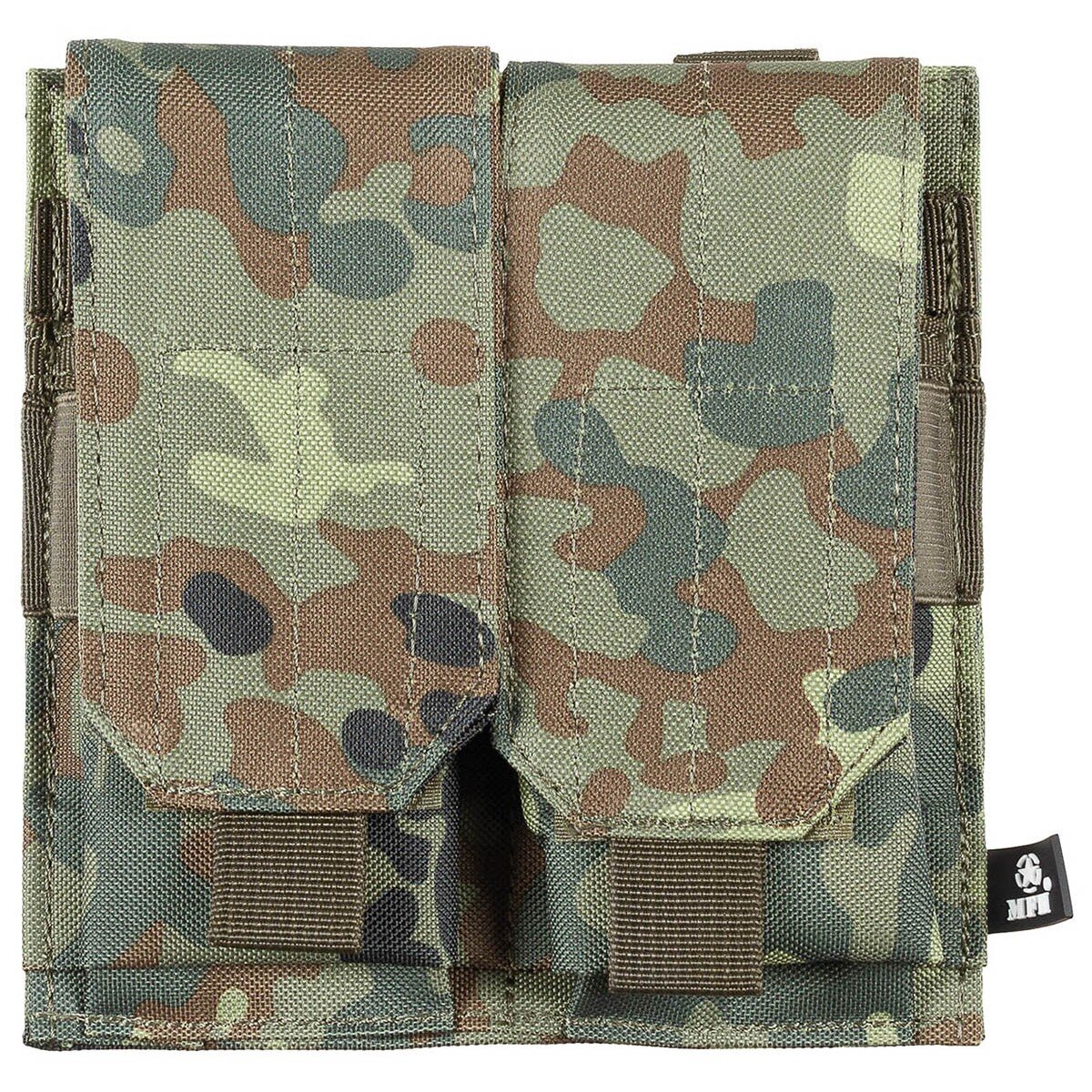 Trekking Magazintasche, 2-fach,"MOLLE", flecktarn