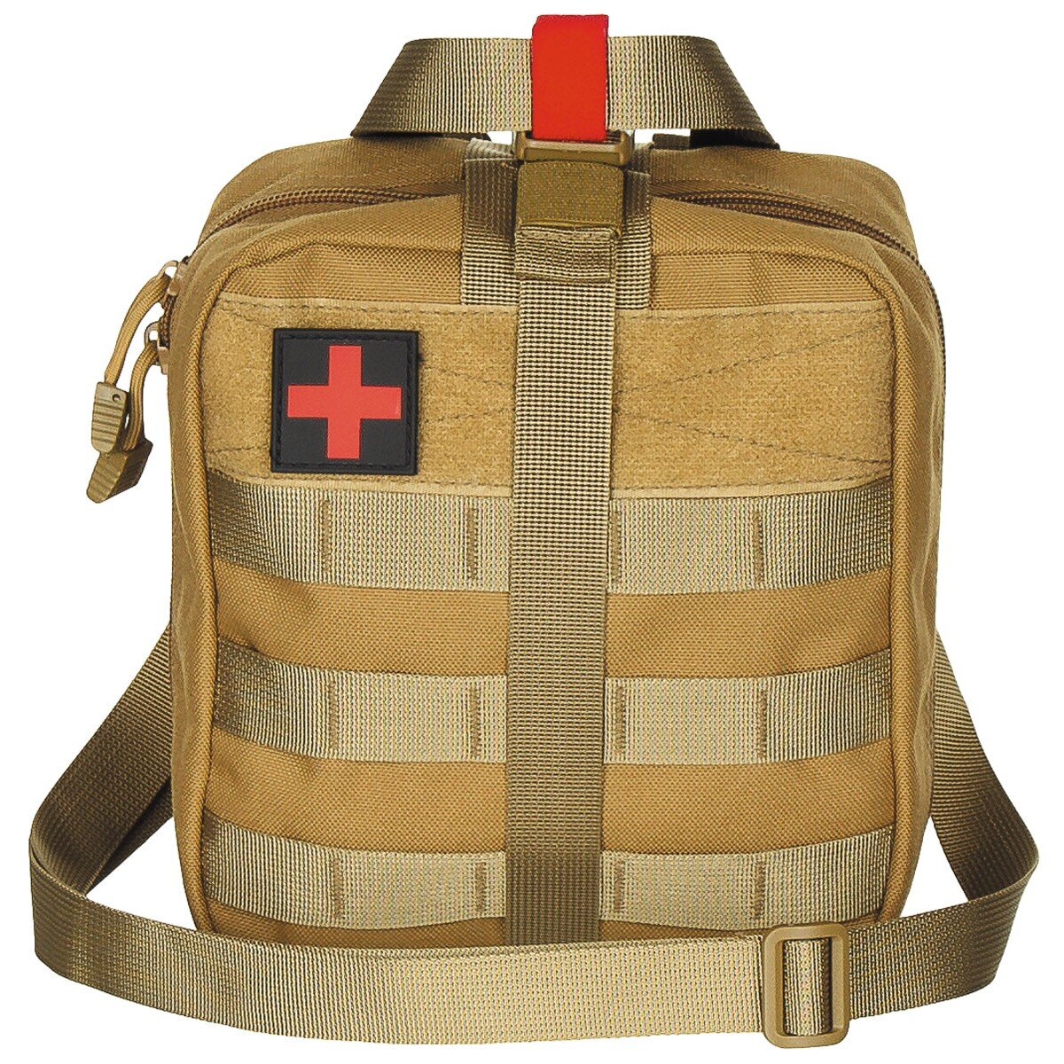 Pouch, First Aid, large, "MOLLE", coyote tan