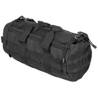 Sac dintervention de camping, rond, "MOLLE", noir