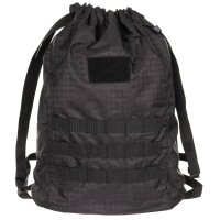 Sac de sport de camping, "OctaTac", noir