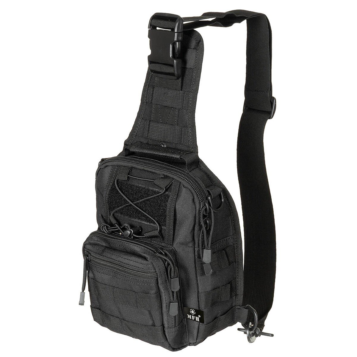 sac dépaule Outdoor, MOLLE, noir