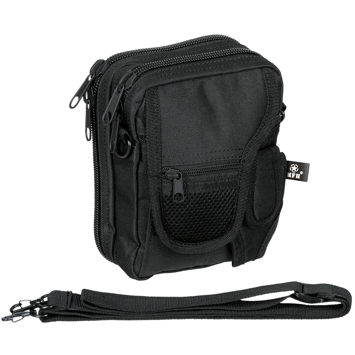 Shoulder Bag, black,  with detachable holster