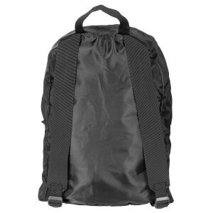 Sac à dos, pliable, noir