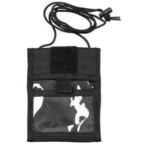 Sac poitrine de camping, noir