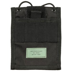 Sac poitrine de camping, noir