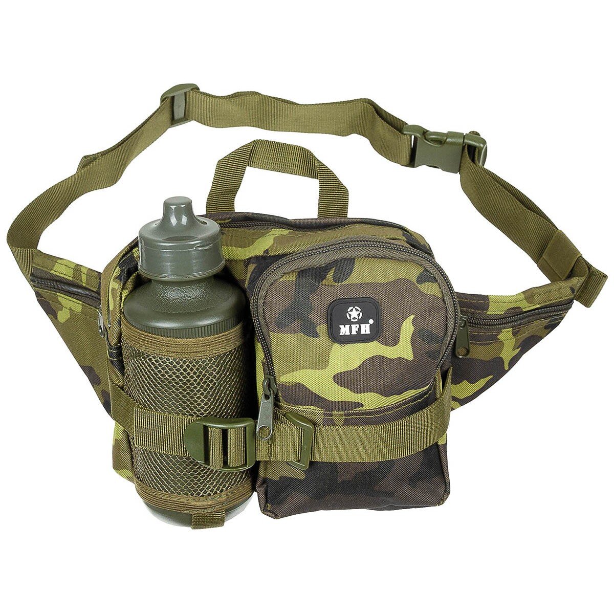 Waist Bag with Drinking Bottle, M 95 CZ camo