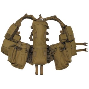 gilet tactical, div. poches, coyote tan