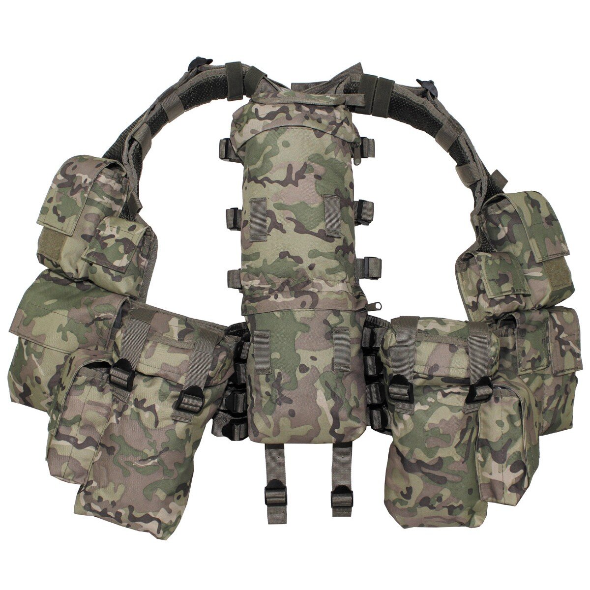 Gilet tattico, varie tasche, operation-camo