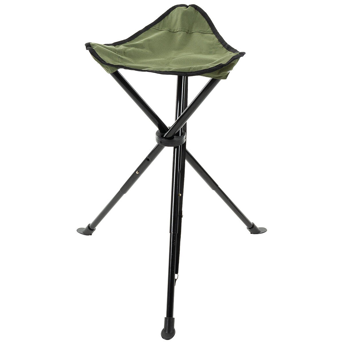 Folding Stool, telescopic tripod, OD green