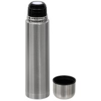 Thermos à vide, 1 l, acier inoxydable