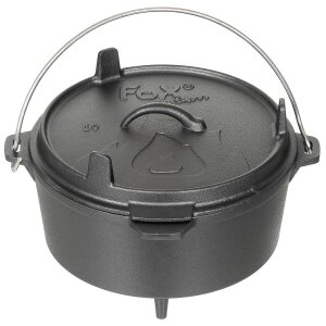 Marmite à feu, "Dutch Oven", fonte, env. 3,8 l