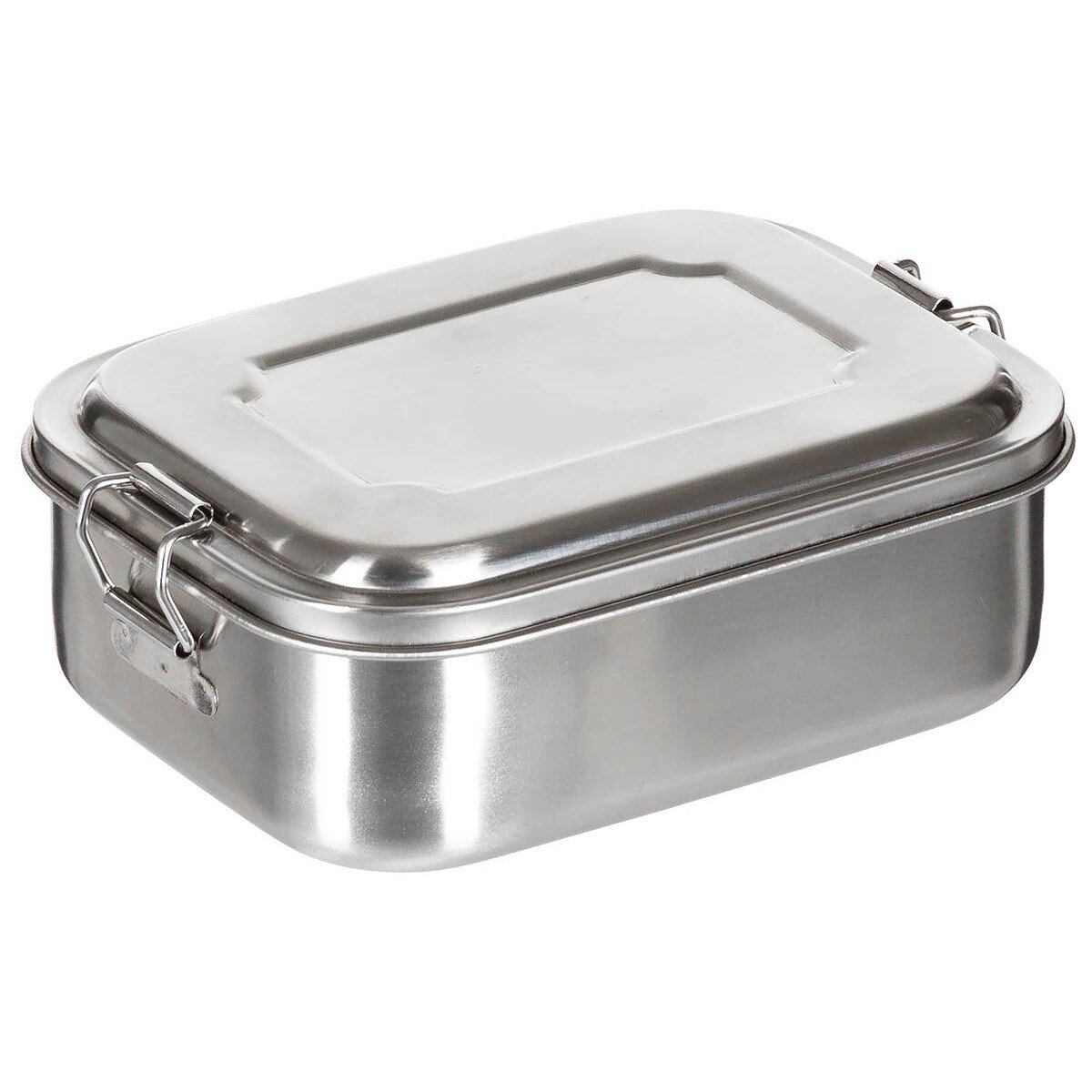 Lunchbox, Stainless Steel, ca. 16 x 13 x 6,2 cm