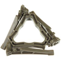 Pied de support pour cartouche de gaz, pliable, universel