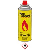 Cartouche de gaz à valve, butane, 220 g, (400 ml)