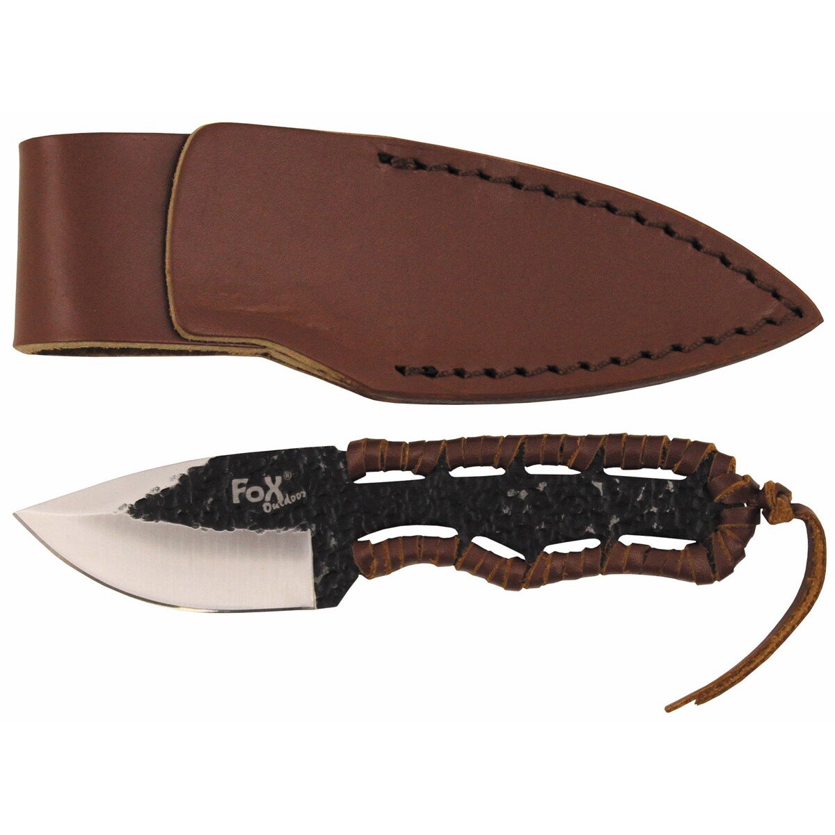 Coltello, "Buffalo I", manico incartato, fodero