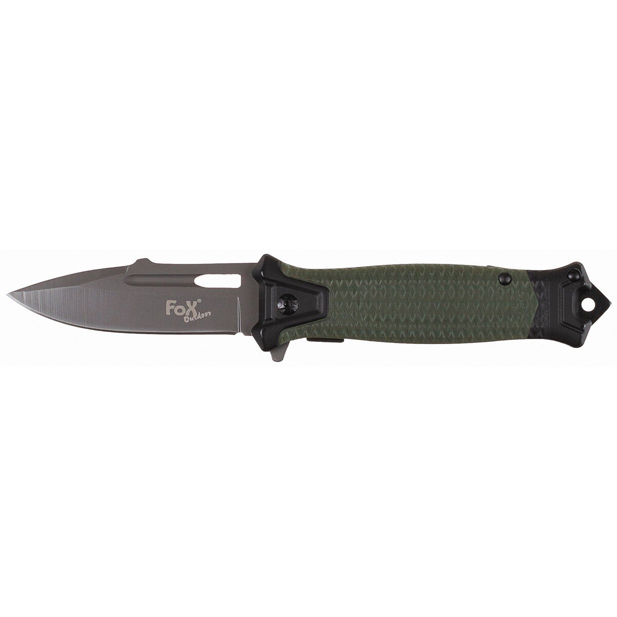 Jack Knife, "Snake", one-handed, OD green,...