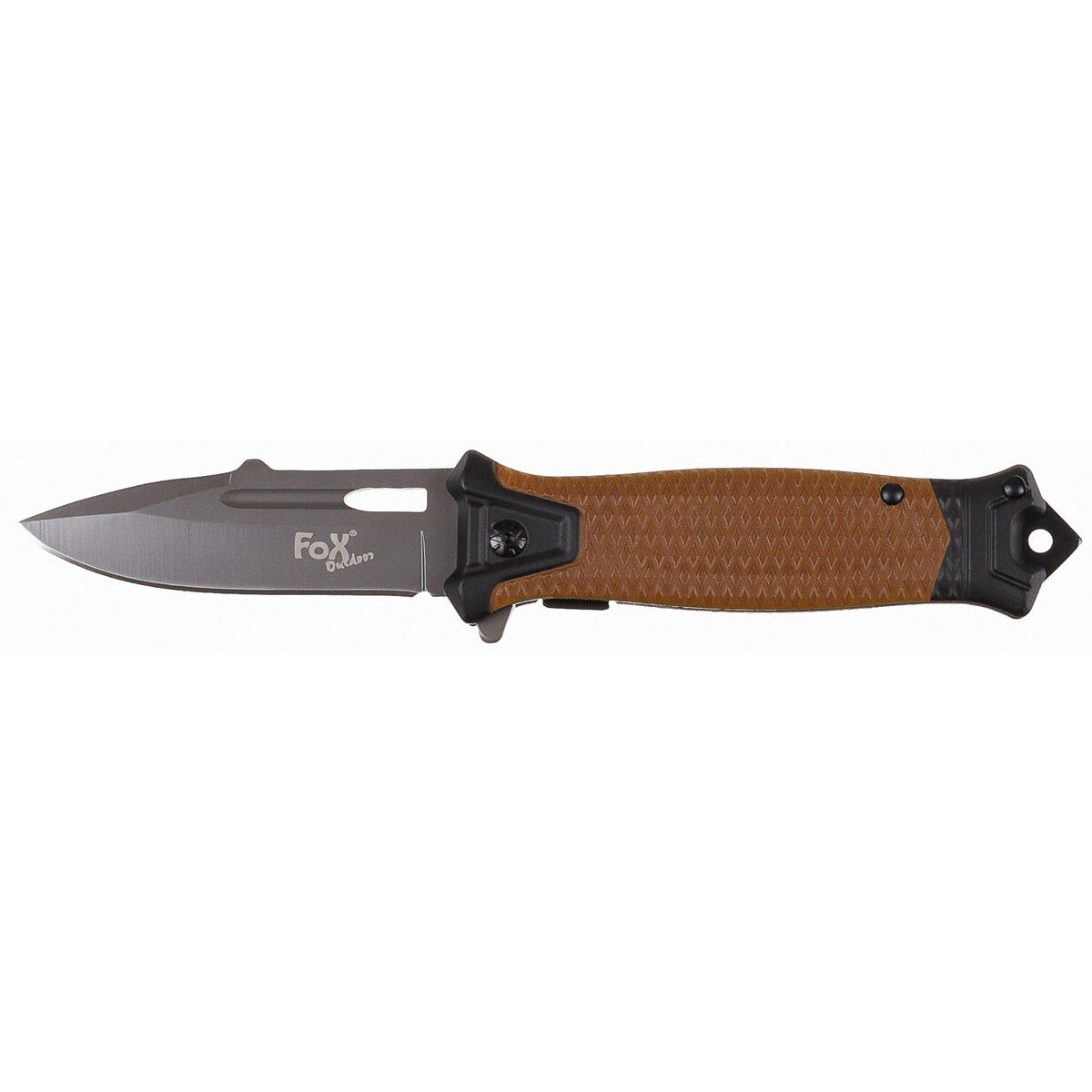 Jack Knife, "Snake", one-handed, coyote tan,...