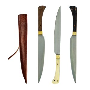 Couteau médiéval à manger et utilitaire en acier inoxydable 1200 - 1500
