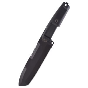 Couteau Outdoor Ontos avec kit de survie, noir, Extrema...