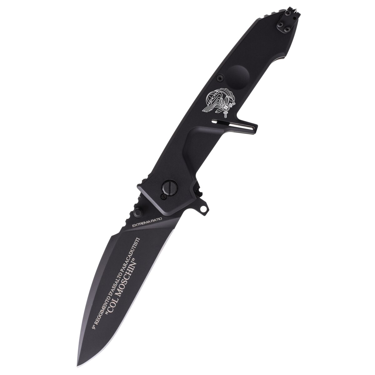 Coltello tascabile MF2 nero Col. Mos.