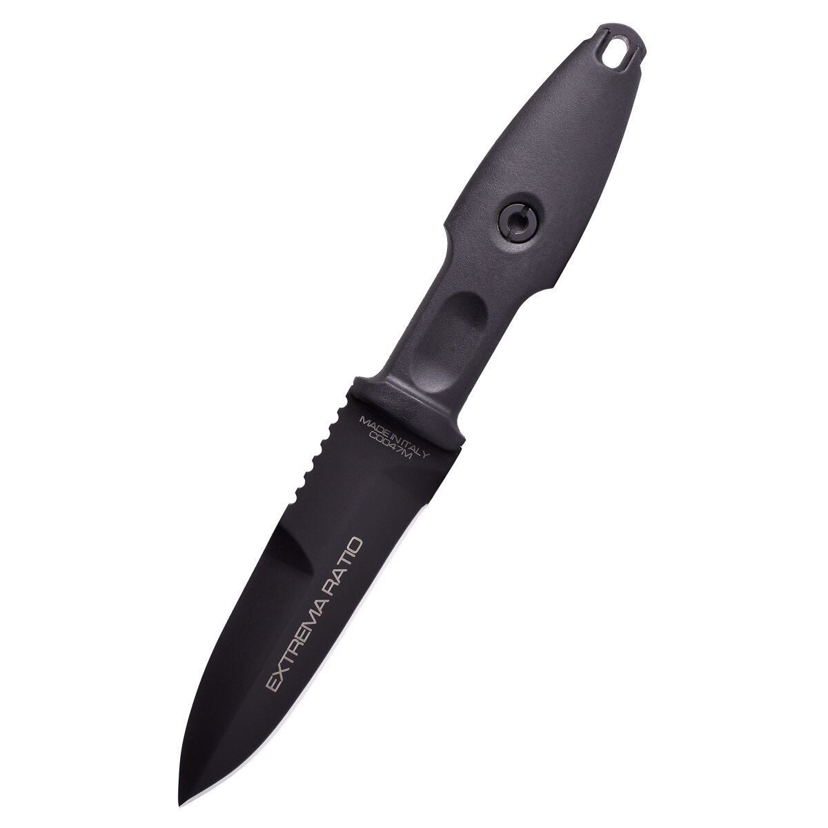 Coltello outdoor Pugio Single Edge nero, Extrema Ratio