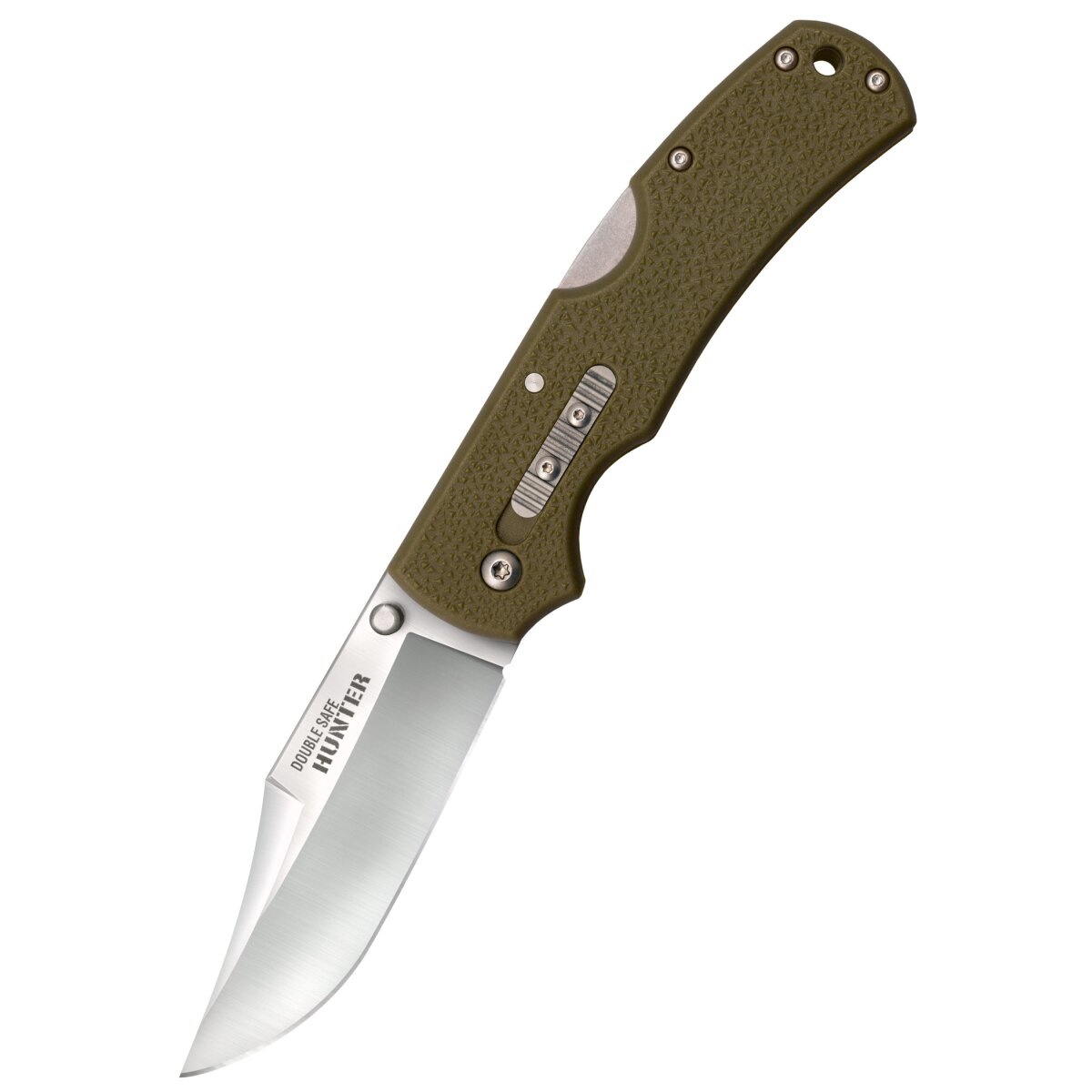 Couteau de poche Double Safe Hunter, vert olive