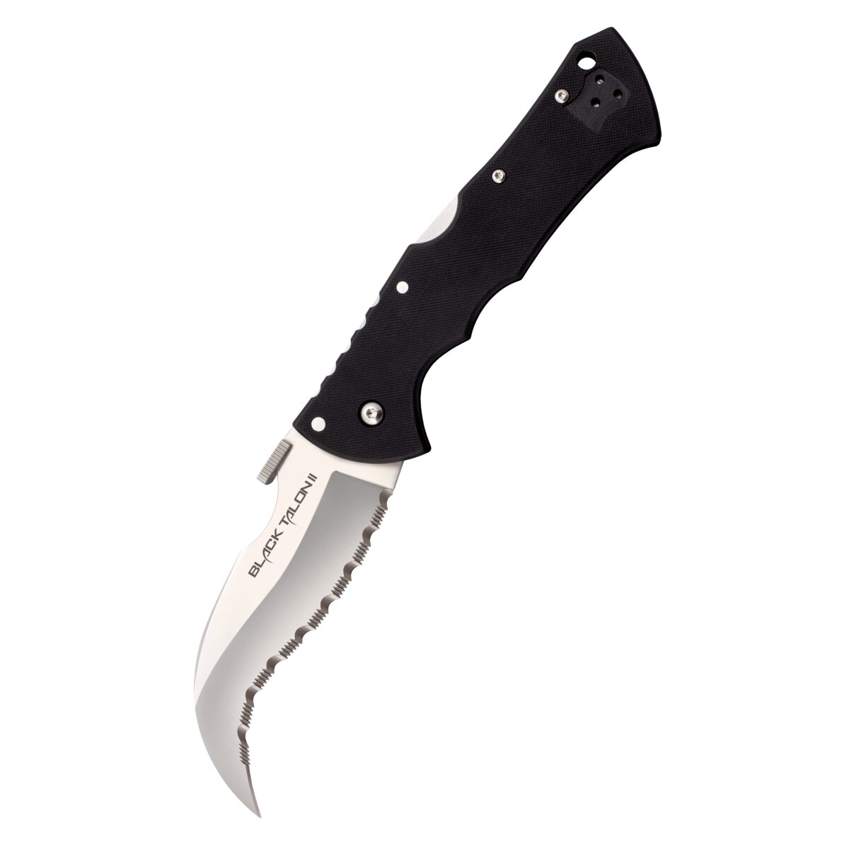 Taschenmesser Black Talon II, S35VN, Wellenschliff