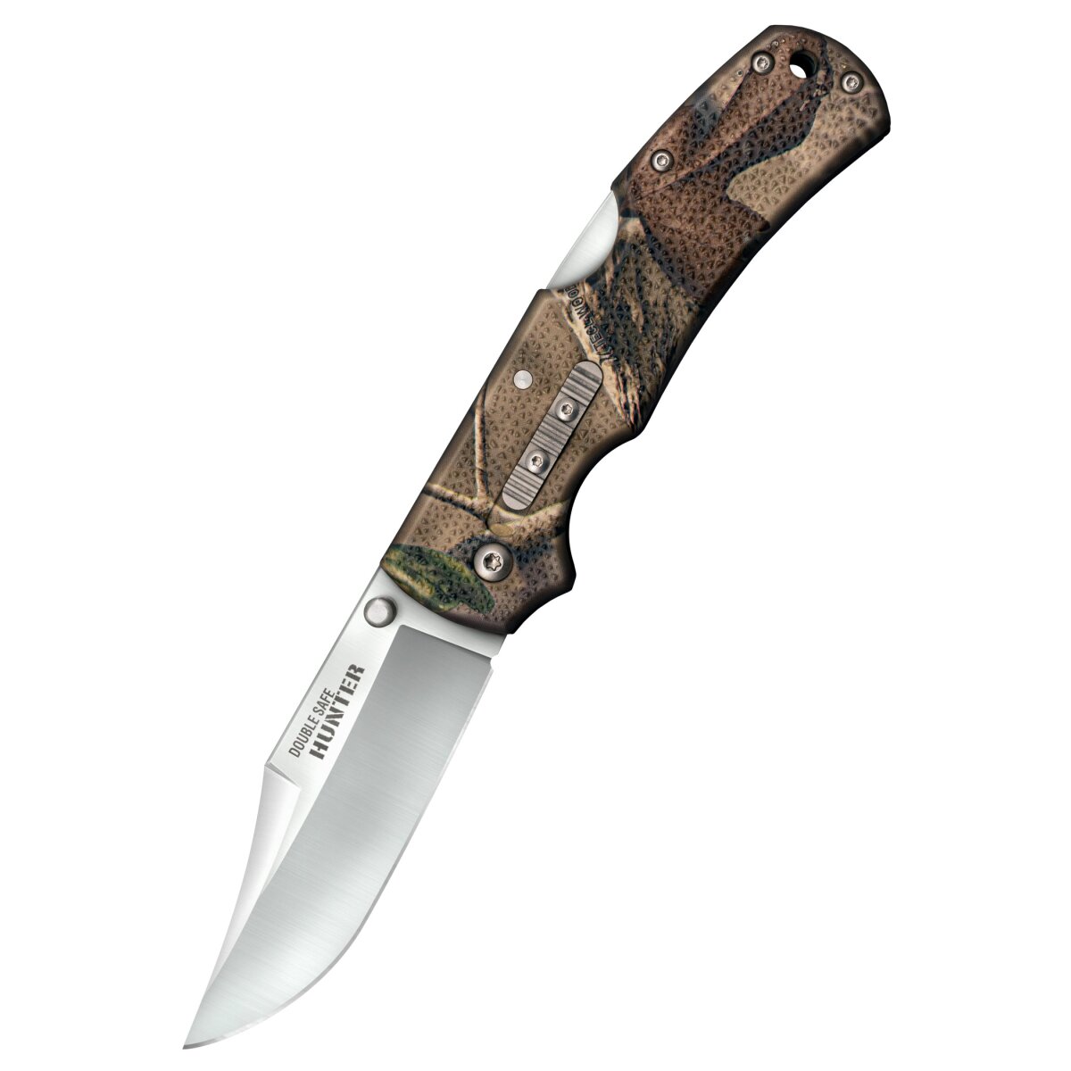 Couteau de poche Double Safe Hunter, camo, avec clip en...