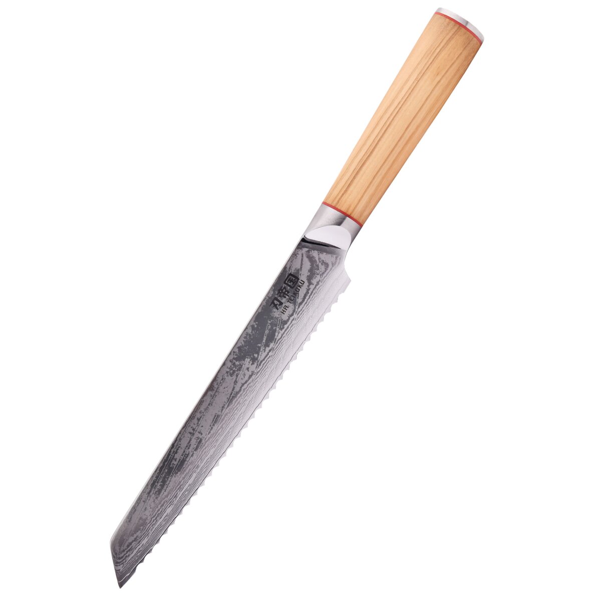 Bread knife, Damascus steel