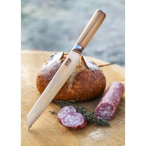 Bread knife, Damascus steel