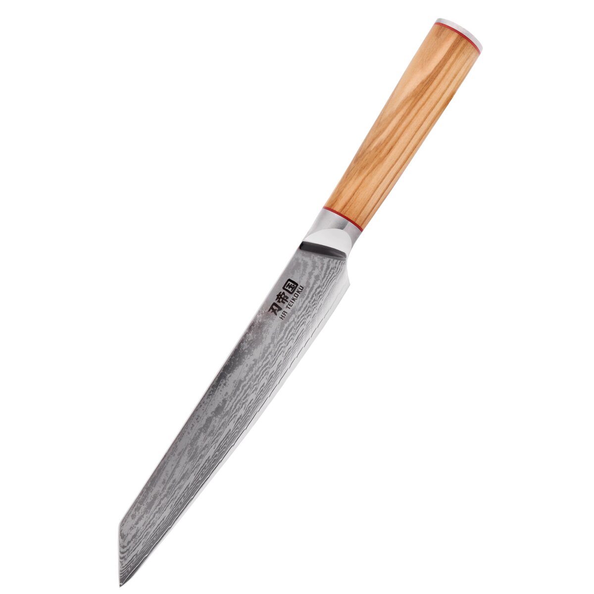 Ham knife, damask steel