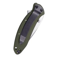 Couteau de poche Kershaw Scallion, vert olive