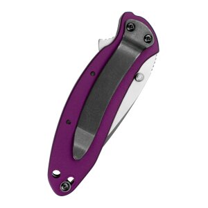 Couteau de poche Kershaw Scallion, violet