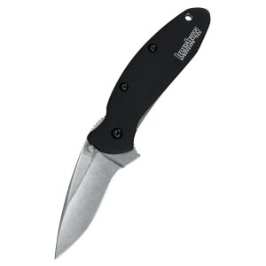 Couteau de poche Kershaw Scallion Black, Stonewash