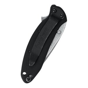 Couteau de poche Kershaw Scallion Black, Stonewash