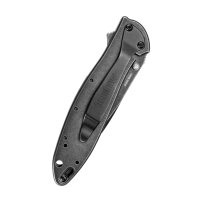 Couteau de poche Kershaw Leek, lame en composite, BlackWash