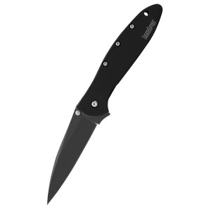Couteau de poche Kershaw Leek, noir