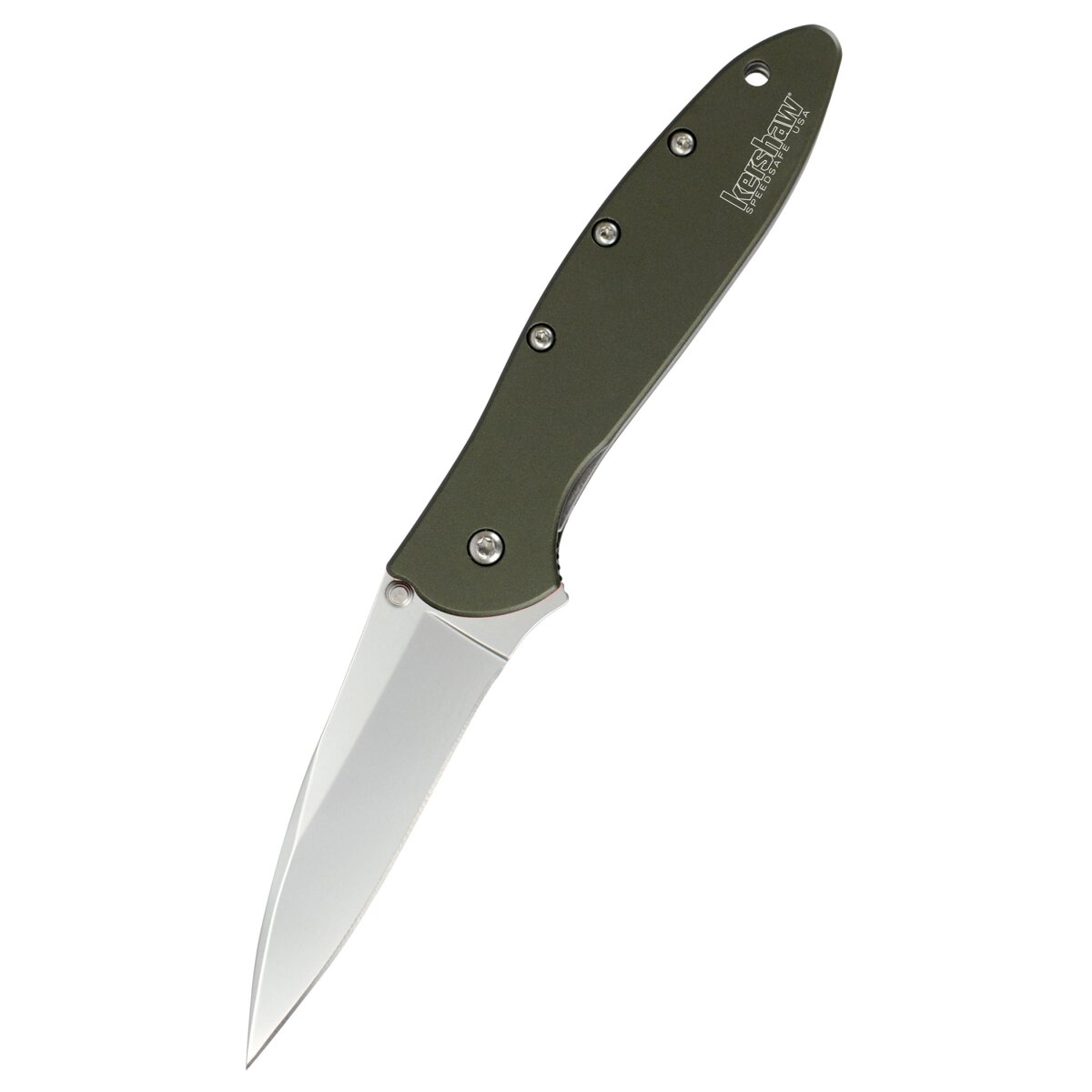 Coltello tascabile Kershaw Leek, verde oliva