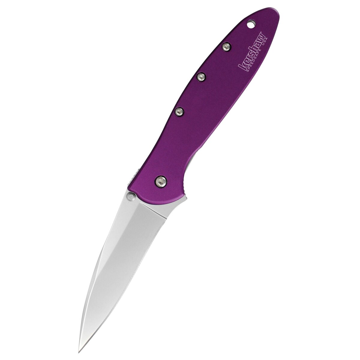 Coltello tascabile Kershaw Leek, viola