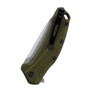 Couteau de poche Kershaw Link Olive Aluminium