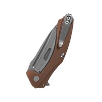 couteau de poche Kershaw Natrix, cuivre