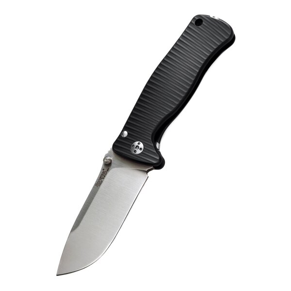 Couteau de poche SR2 Aluminium Noir, Satiné, Lionsteel