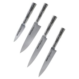 Bloc à couteaux Samura Bamboo avec 4 couteaux de...