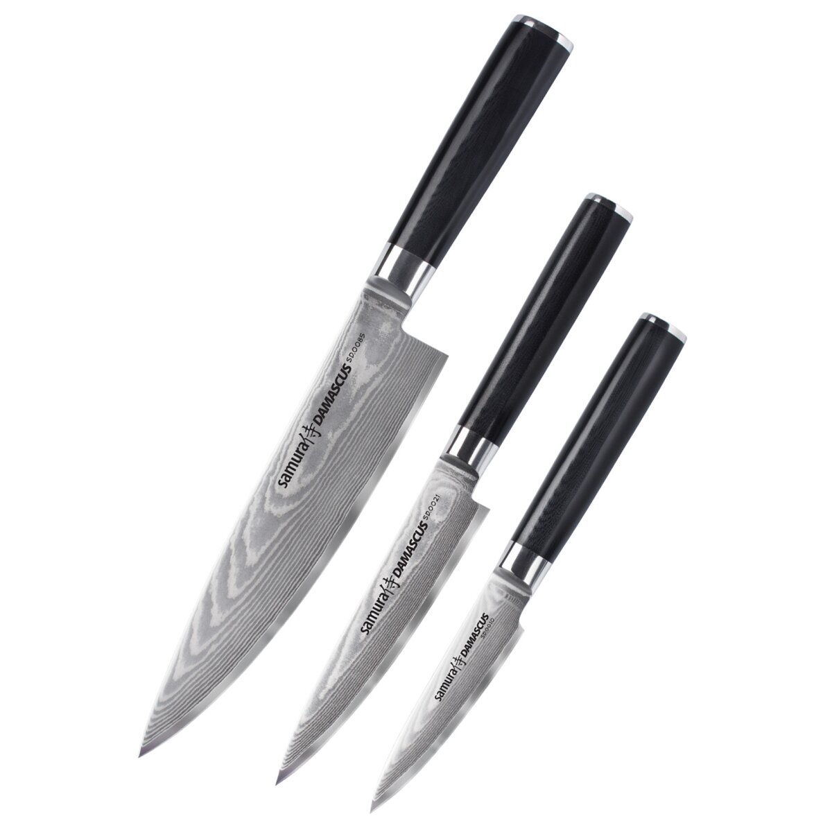 Samura DAMASCUS Set de couteaux de cuisine 3 pièces