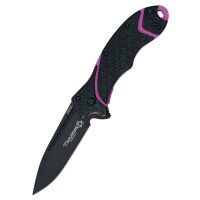 Couteau de poche Tailwind Atomic Steel Drop-Point, Pink