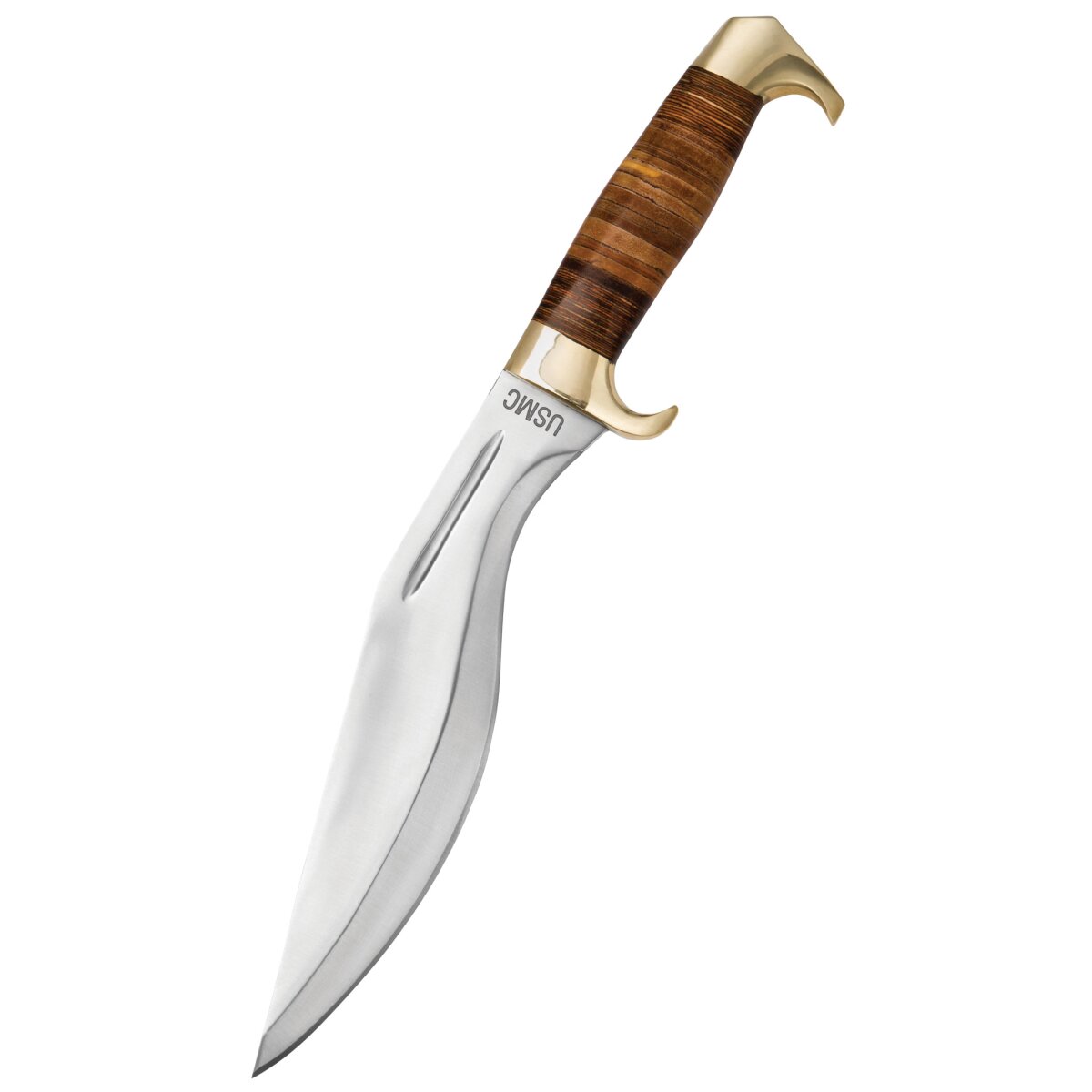 USMC Kukri couteau avec manche en cuir