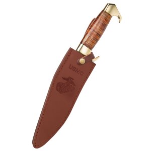 USMC Kukri couteau avec manche en cuir